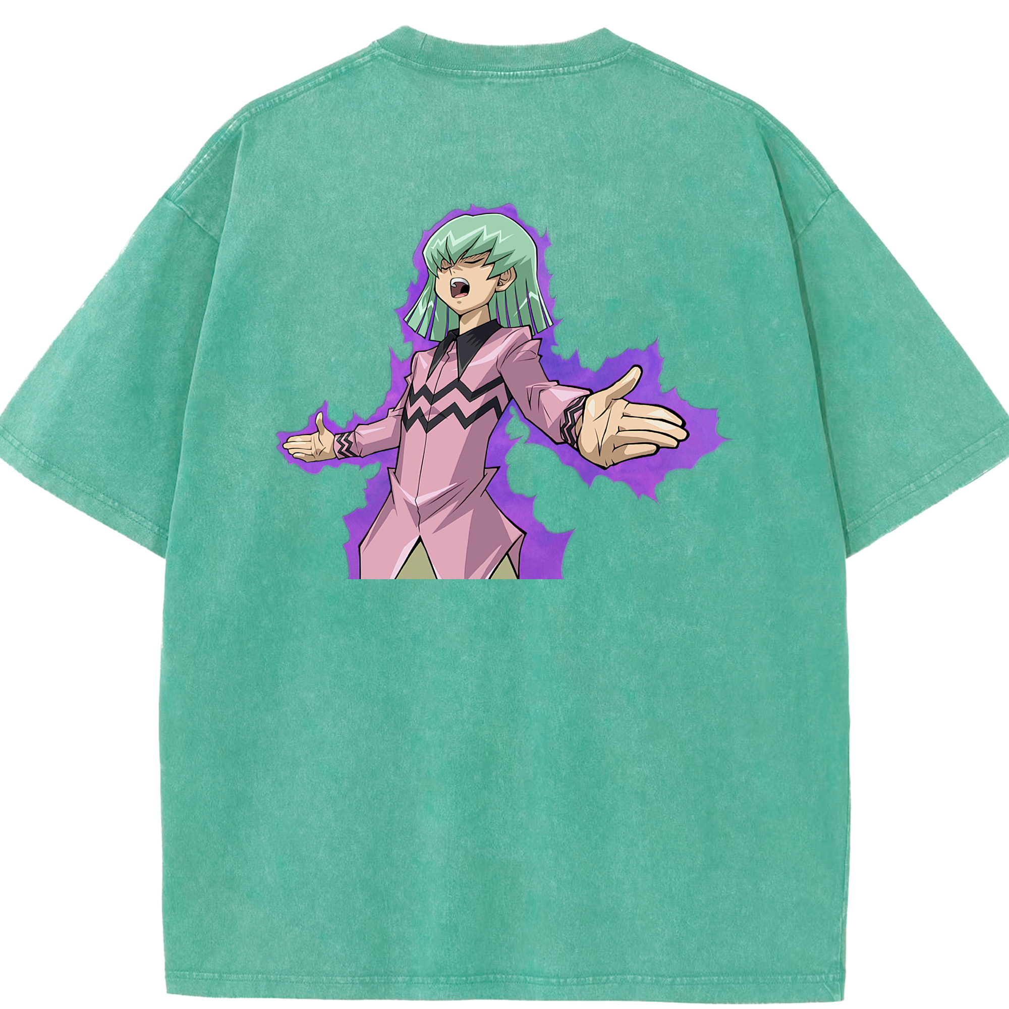 （画像用） 遊☆戯☆王 Yu-Gi-Oh! 綿100% ヴィンテージ風 半袖Tシャツ（背面プリント）